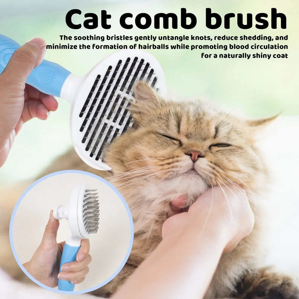 Self-Cleaning Slicker Brush for Cats, Dogs, and Pets. Brand new in packaging!